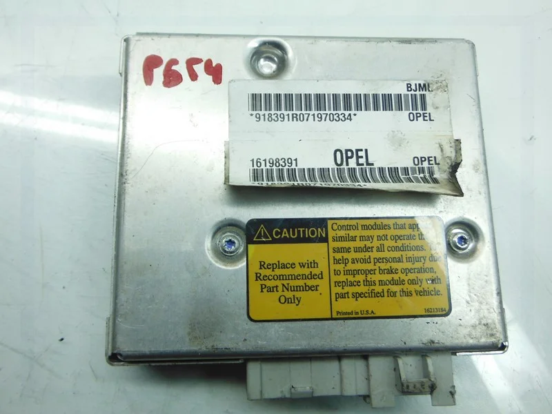 computer ECU control unit module Opel 16198391